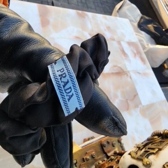 Prada Tessuto Hair Scrunchie Canvas - Picture 2 of 5